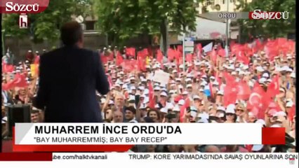 Muharrem İnce Ordu'da