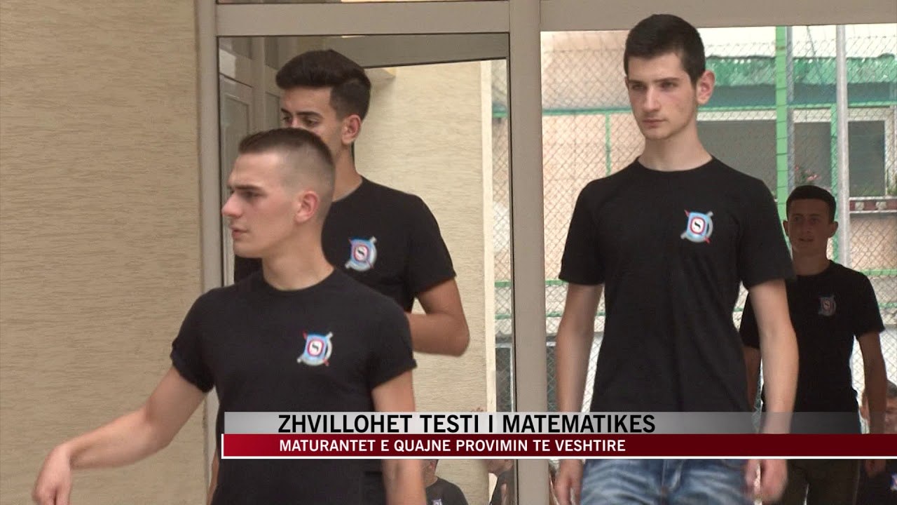 Zhvillohet testi i matematikës - News, Lajme - Vizion Plus