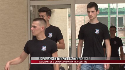 Zhvillohet testi i matematikës - News, Lajme - Vizion Plus