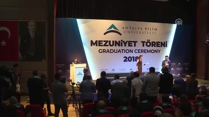 Dışişleri Bakanı Çavuşoğlu Bilim Üniversitesi'nin Mezuniyet Törenine Katıldı