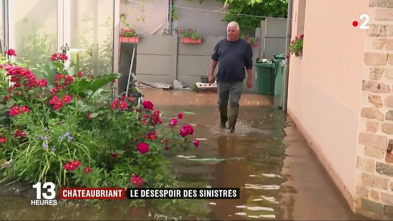 Intempéries en Loire-Atlantique : à Châteaubriant, les sinistrés constatent les dégâts