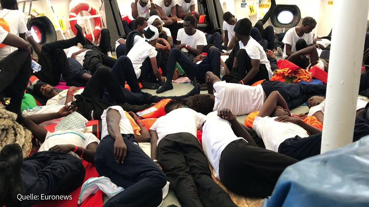 Weiter Streit um das Flüchtlingsschiff 'Aquarius'
