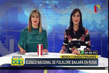 Elenco Nacional de Folklore bailará en la Plaza Roja de Rusia