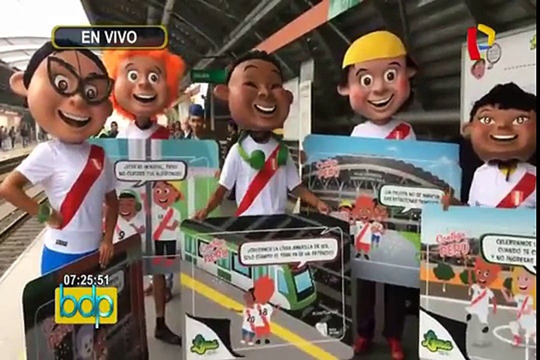San Borja: Metro de Lima lanza tarjetas con motivos mundialistas