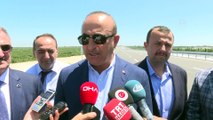 Dışişleri Bakanı Çavuşoğlu, yapımı tamamlanan Kuzey Antalya Karayolu’nda incelemelerde bulundu - ANTALYA