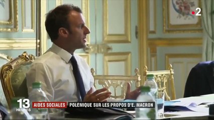 Aides sociales : "Un pognon de dingue", Emmanuel Macron fait polémique