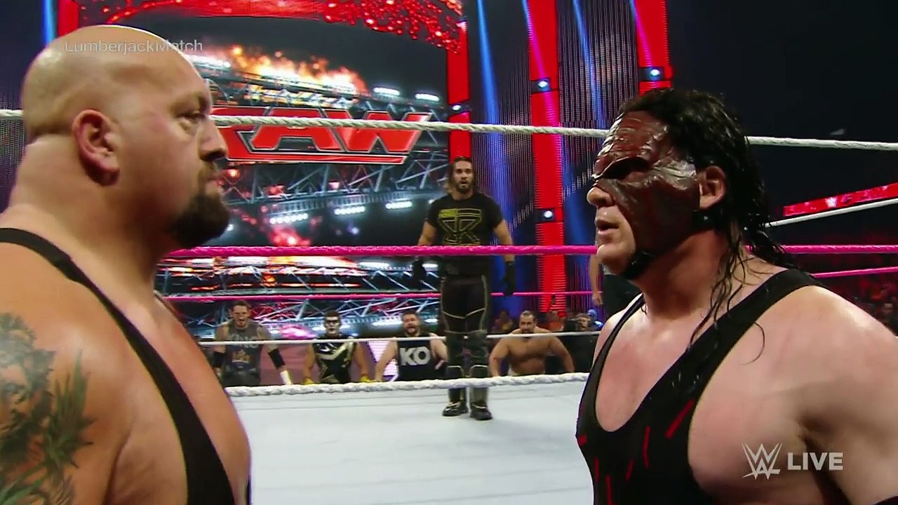 Demon Kane vs. Seth Rollins - Lumberjack Match- Raw, October 12, 2015