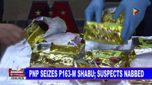 PNP seizes P163-M shabu; suspects nabbed