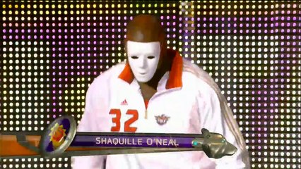 Shaq dances with Jabbawockeez at All Star