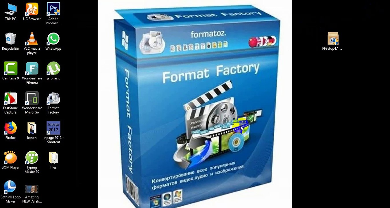 Format Factory is a free audio, video and photo converter