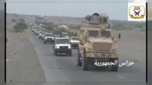 شاهد: قوات التحالف العربي بقيادة السعودية تتجه إلى ميناء الحديدة اليمني