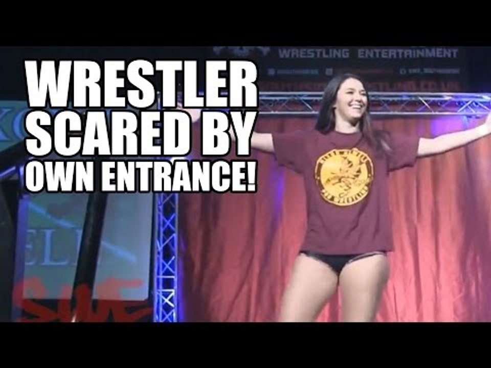 WRESTLER SCARED BY OWN ENTRANCE! | Southside Wrestling
