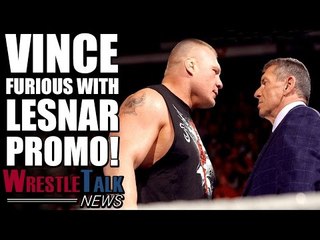 Vince McMahon Furious With Brock Lesnar RAW Promo! | WrestleTalk News