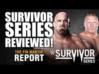 WWE Survivor Series Review! Should Brock Lesnar Have Won & More! | Fin Martin Report Podcast