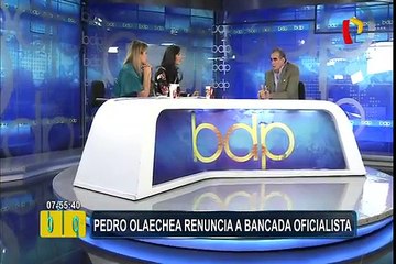 Pedro Olaechea explica los motivos de su renuncia a bancada de PPK