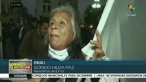 teleSUR noticias. Perú: nueva jornada de lucha en rechazo al Congreso