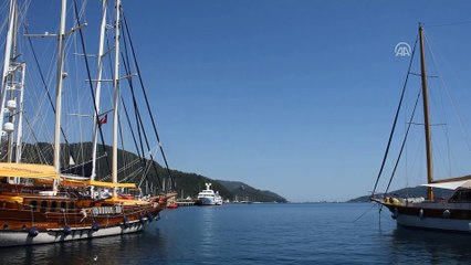 Marmaris körfezinde motoryat yoğunluğu - MUĞLA