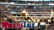 Roman Reigns Spears Braun Strowman Through A Table At WWE Raw Live Event Feb. 2017