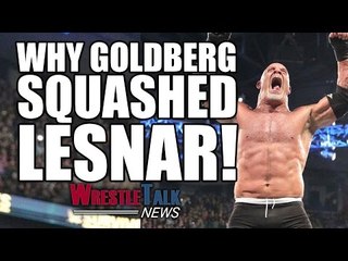 Why Goldberg SQUASHED Brock Lesnar At WWE Survivor Series! | WrestleTalk News