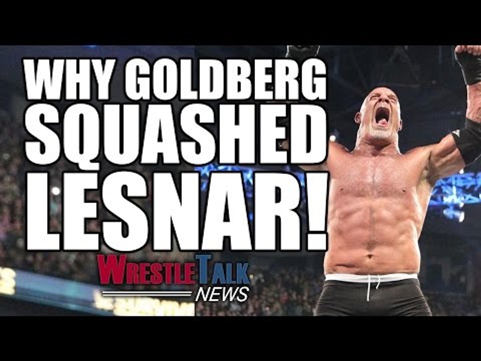 Why Goldberg SQUASHED Brock Lesnar At WWE Survivor Series! | WrestleTalk News