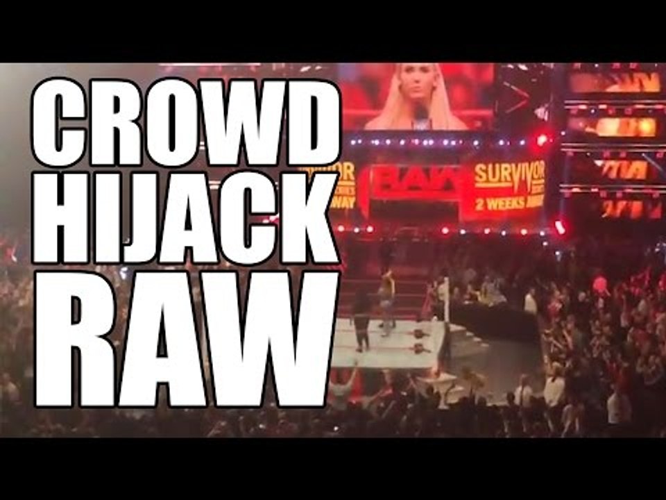 Footage WWE DOESN'T Want You To See! Unedited WWE RAW Crowd Hijack Segment