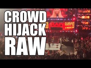 Footage WWE DOESN'T Want You To See! Unedited WWE RAW Crowd Hijack Segment