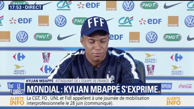 Coup reçu à l’entraînement: Rami est un peu en retard mais il n’y a pas non plus mort d’homme , pour Mbappé