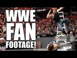 Watch Dean Ambrose's Flying Elbow On AJ Styles! WWE TLC Fan Footage!