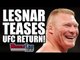 Brock Lesnar Teases UFC RETURN! Smackdown Writer SHOOTS On Twitter! | WrestleTalk News July 2017