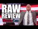 Kurt Angle Revealed As Raw GM! Finn Balor Returns! | WWE Raw, April 3, 2017 Review