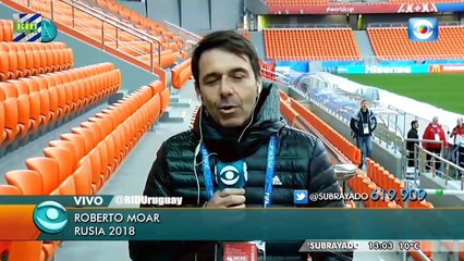SELECCIÓN URUGUAYA: MIRÁ DESDE DENTRO EL TREMENDO ESTADIO DEL DEBUT CELESTE ANTE EGIPTO