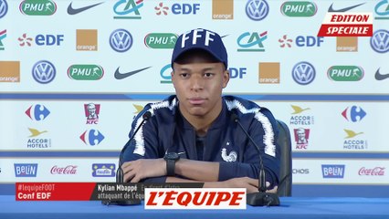 Mbappé «Je suis bien à 100%» - Foot - CM 2018 - Bleus