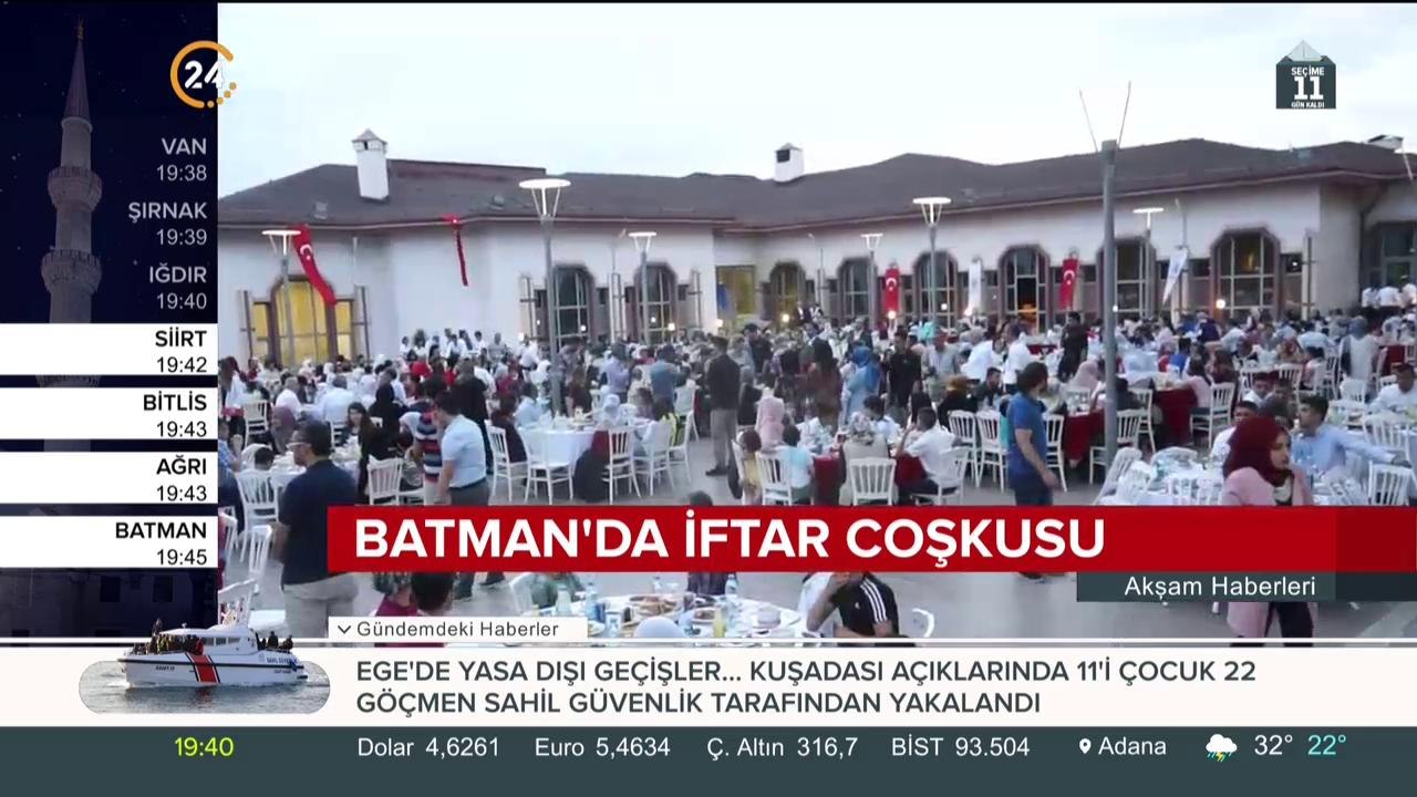 Batman'da iftar coşkusu