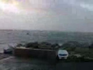 tempête sur nord finistère