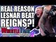 Real Reason Brock Lesnar BEAT Roman Reigns At WWE WrestleMania 34?! | WrestleTalk News Apr. 2018