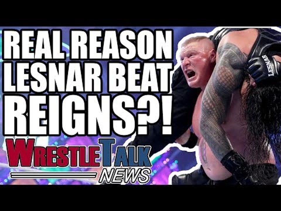 Real Reason Brock Lesnar BEAT Roman Reigns At WWE WrestleMania 34?! | WrestleTalk News Apr. 2018