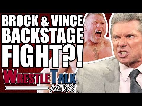 Brock Lesnar & Vince McMahon BACKSTAGE FIGHT After WWE WrestleMania 34? | WrestleTalk News Apr. 2018