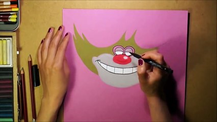Oggy and the cockroaches  Speed Drawing  JACK FAN MADE