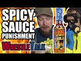 Luke Owen Eats 'Ass Blaster' Hot Sauce | WrestleRamble PUNISHMENT