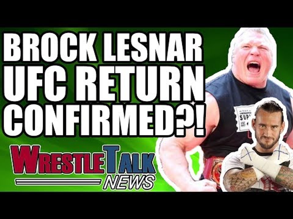 CM Punk UFC Future REVEALED! Brock Lesnar UFC RETURN?! | WrestleTalk News Jan. 2018