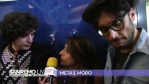 SANREMO LIVE 2018 - FABRIZIO MORO ERMAL META AI MICROFONI DI STUDIO 95