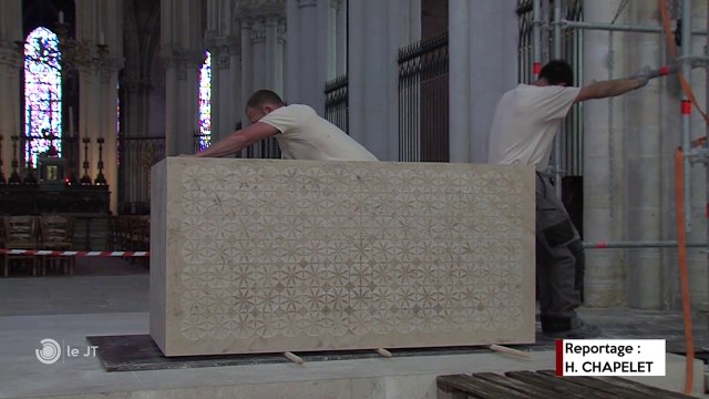 PATRIMOINE/ Tours: 48 heures pour remplacer l'autel de la cathédrale - 13/06/2018