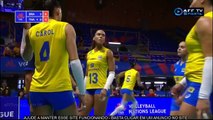 3º SET BRASIL X TAILÂNDIA – LIGA DAS NAÇÕES FEMININA – 13/06/2018