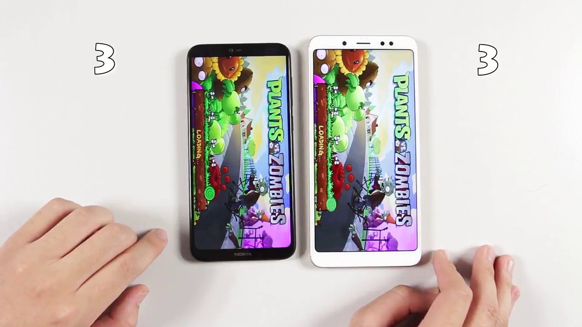 ⁣Nokia X6  Vs Redmi note 5 pro -- speed test --