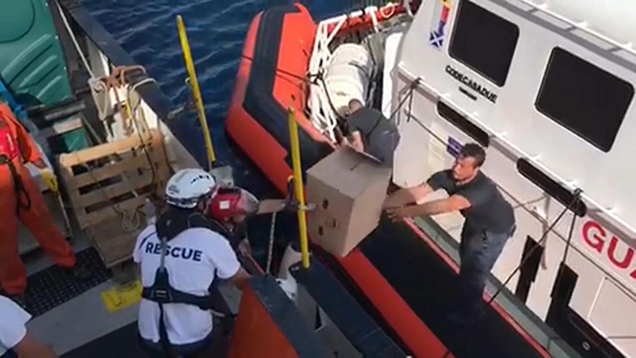 Aquarius: Proviant für Spanien-Überfahrt