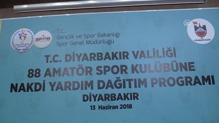 Diyarbakır'da Amatör Spor Kulüplerine Destek