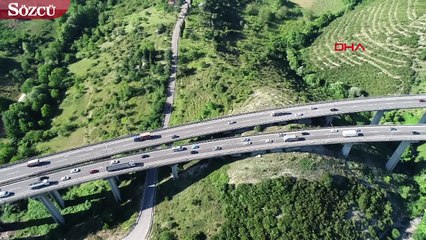 Bayram kaçışı başladı, işte trafikteki son durum!
