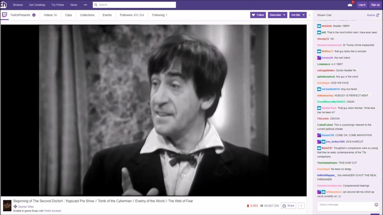 TwitchPresents - Doctor Who Stream - Enemy of the World (4/6)