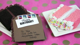DIY Birthday Cake Postcard - ShowMeCute
