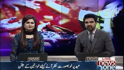 Women Rush on beauty parlors in Karachi